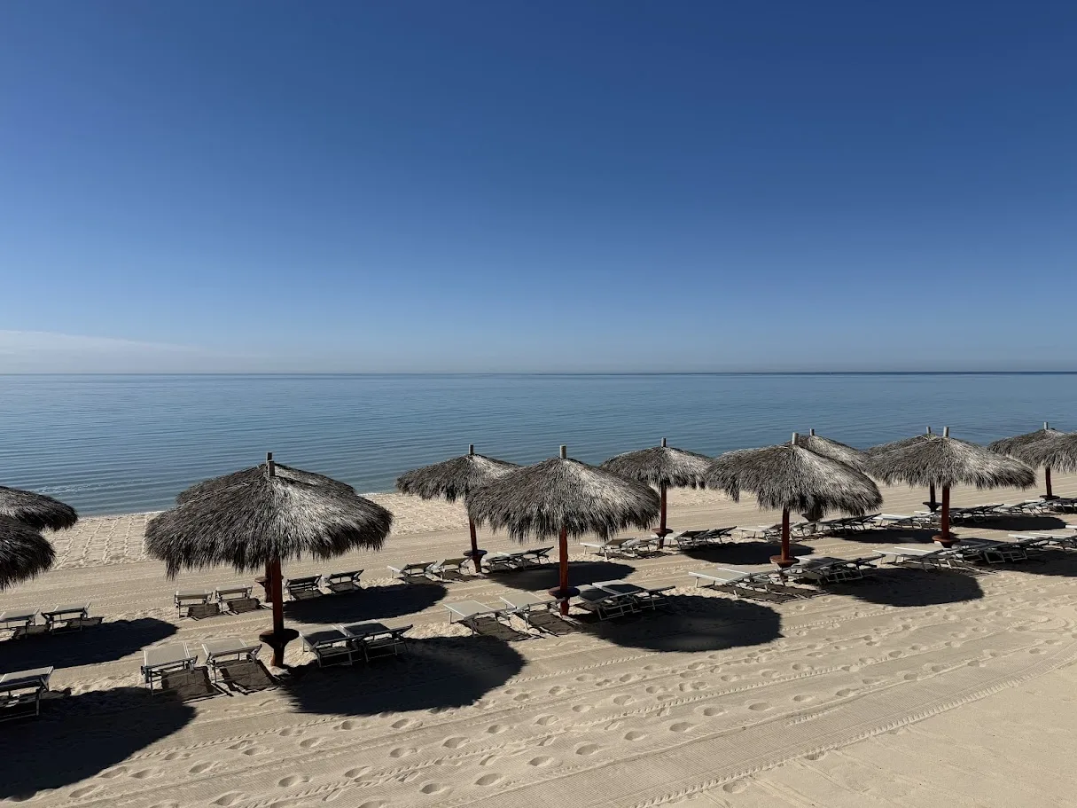 The beach at Las Palomas Resort, Puerto Peñasco